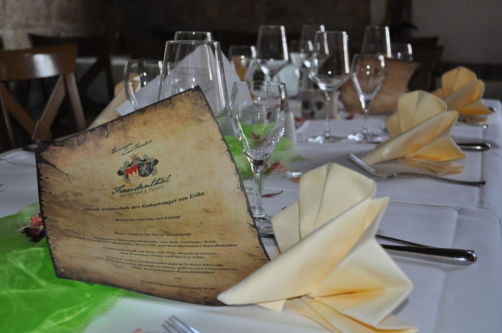Restaurant & Pension Freudenthal Wandersleben Экстерьер фото